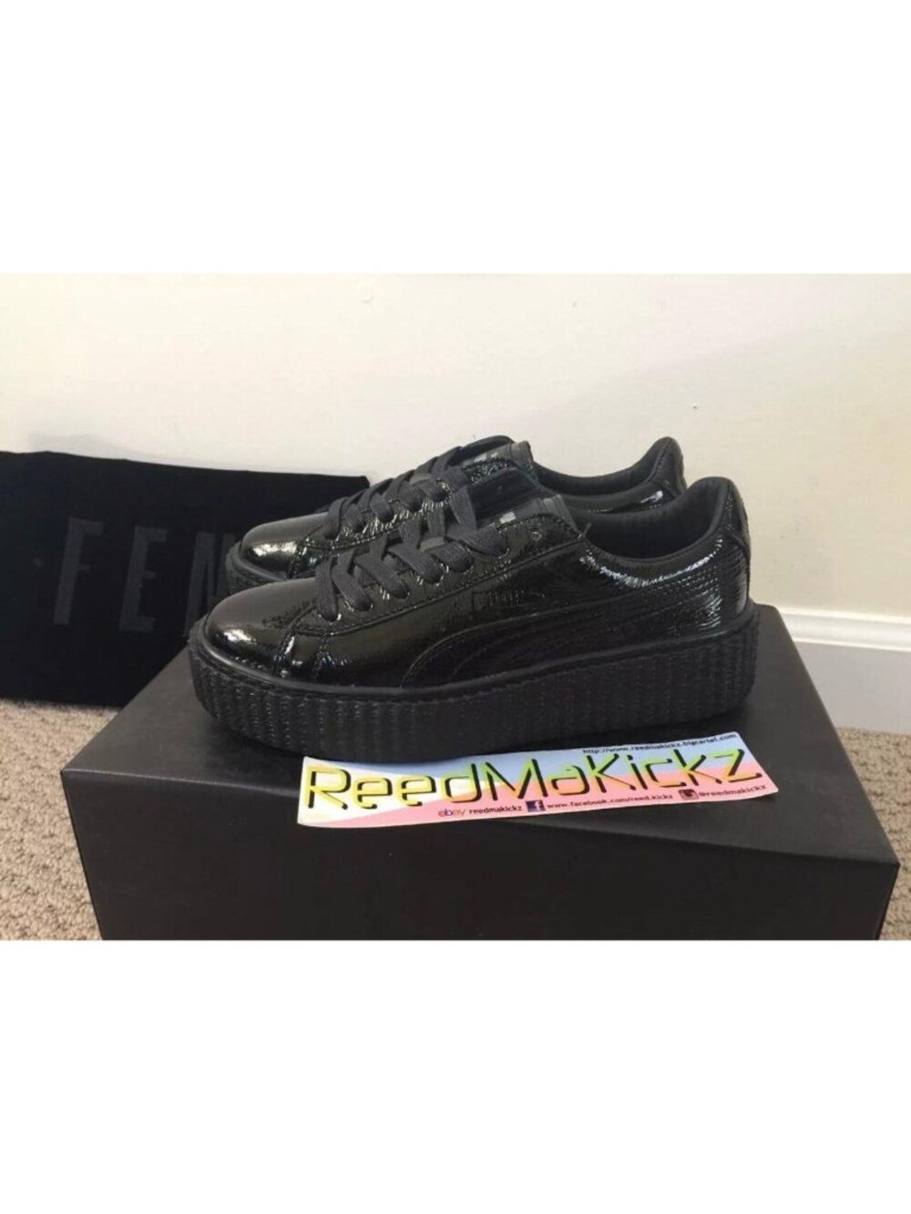 Puma Creeper Wrinkled Leather Womens Sizes